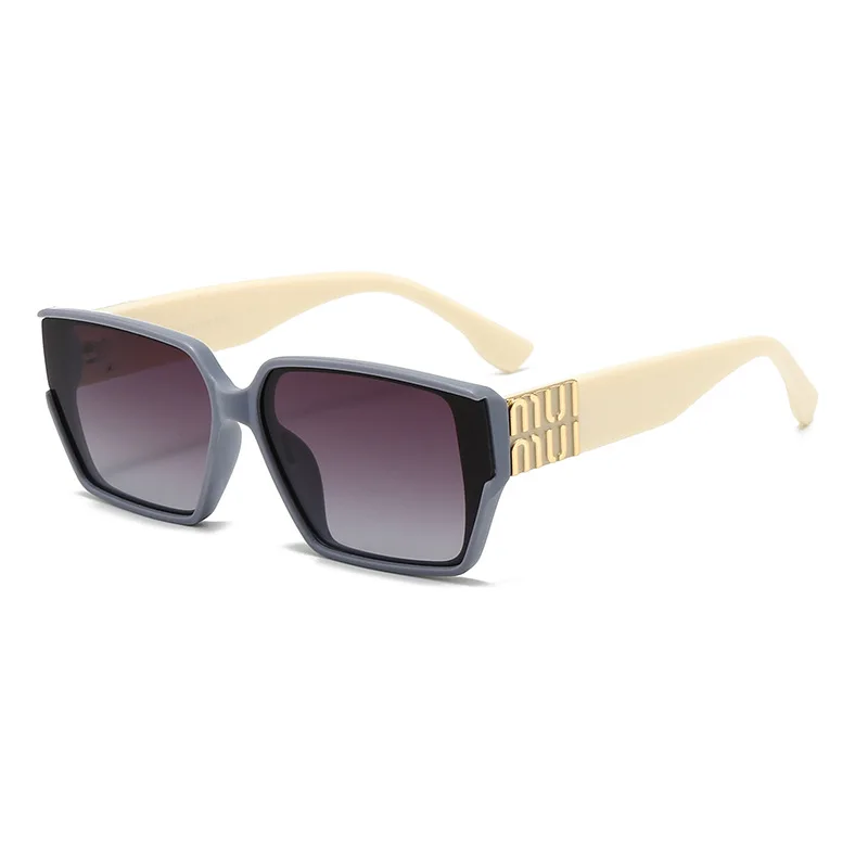 Mode MM lunettes de soleil design pour femmes et hommes élégant carré luxe lunettes unisexe tendance Vintage nuances UV400