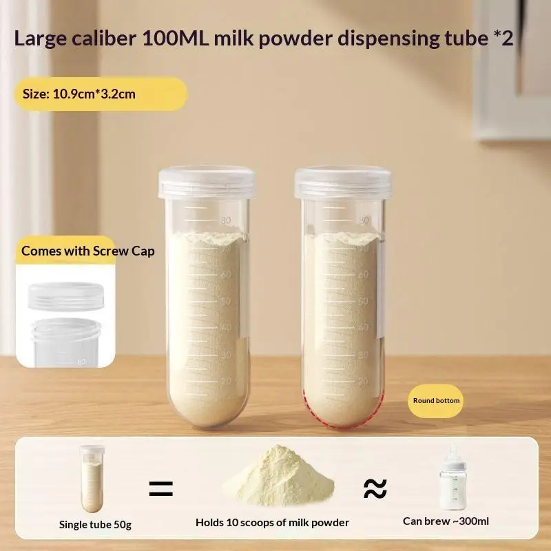 And Airtight Container For Travel Portable Milk Powder Refill Box With Storage Bag