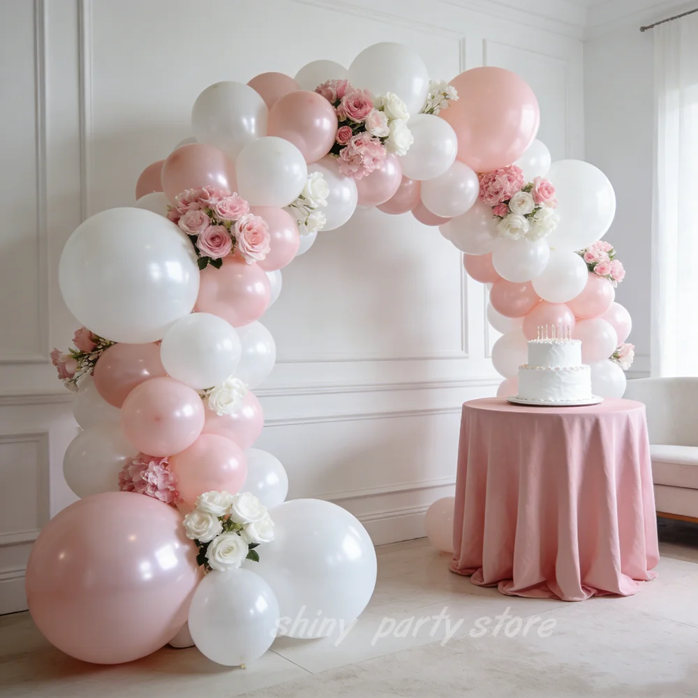Pink White Balloons for Boys and Girls Latex Balloons Baby Shower Birthday Party Decoration Kids Toys DIY Balloon Anniversary