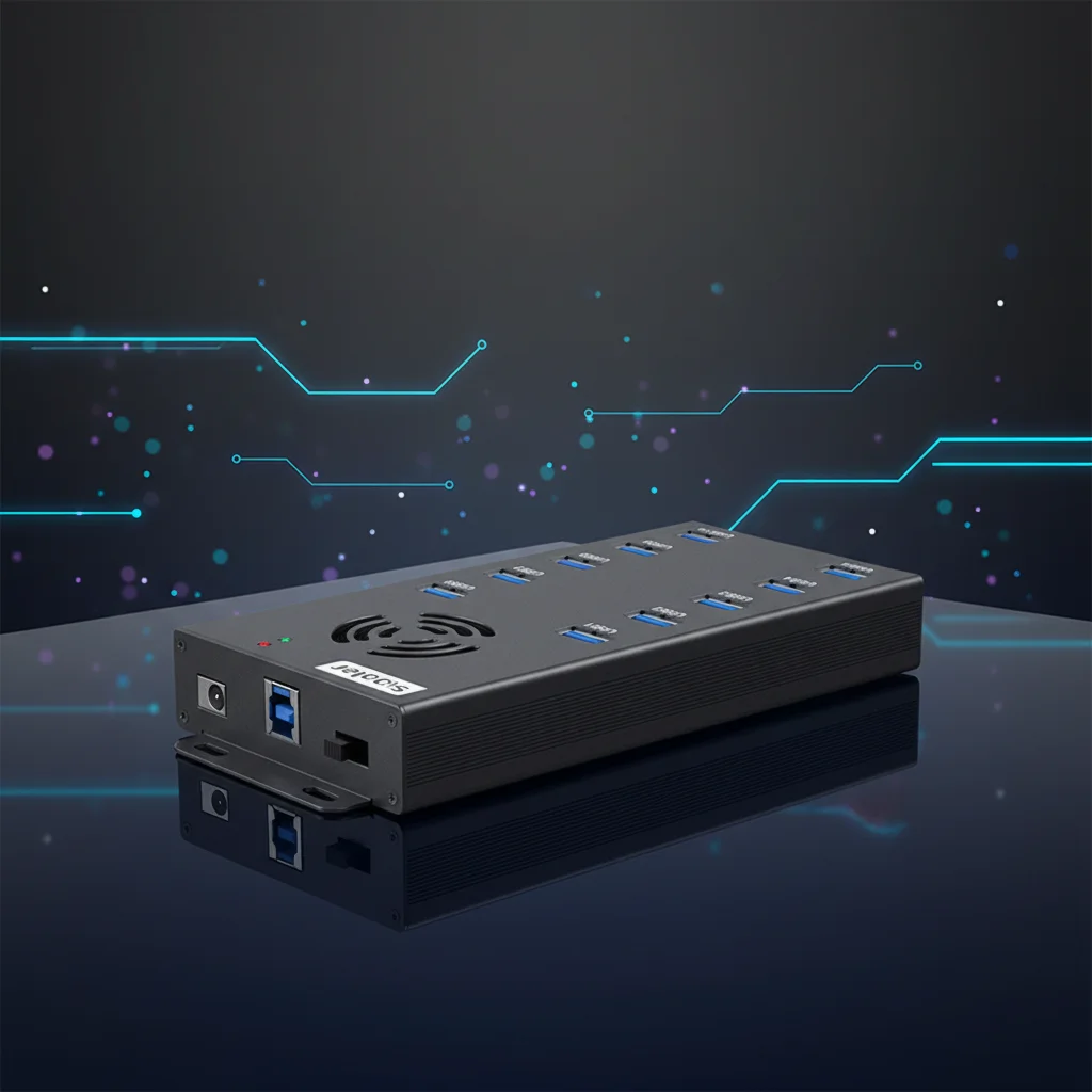 A-423 Sipolar 10 Port Usb 3.0 Hub Charger 120W 2A Fast Speed Usb Hub Phone Charging Station