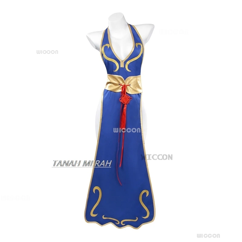 Fighter Chunli Chun Li Cosplay Dress Costume parrucca gioco SF RolePlay Street Kungfu Shoes Outfit Qipao Halloween Sexy Party Suit nuovo