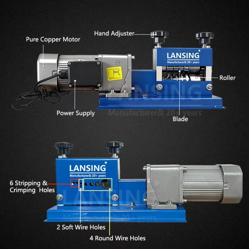 M20-2 Hot Sale Automatic Network Cable Stripper Industrial Grade 1-20mm Fast Stripping High-Efficiency Network Cable Stripper
