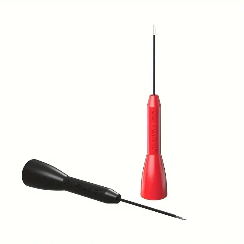 P30038 2/10PCS 1mm Test Probe Insulated Multi-meter Needle Stainless Test Pin for 2mm Banana Plug Test leads