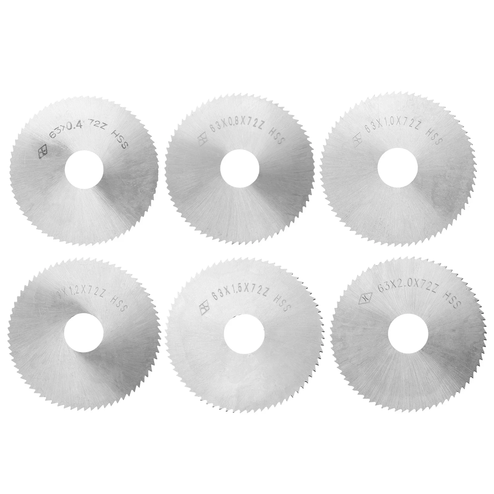 Lâmina de serra circular, disco de corte de aço 63*16mm para madeira, plástico, cobre, roda de corte para carpintaria, artesãos, joalheiros, ferramentas, 1 peça