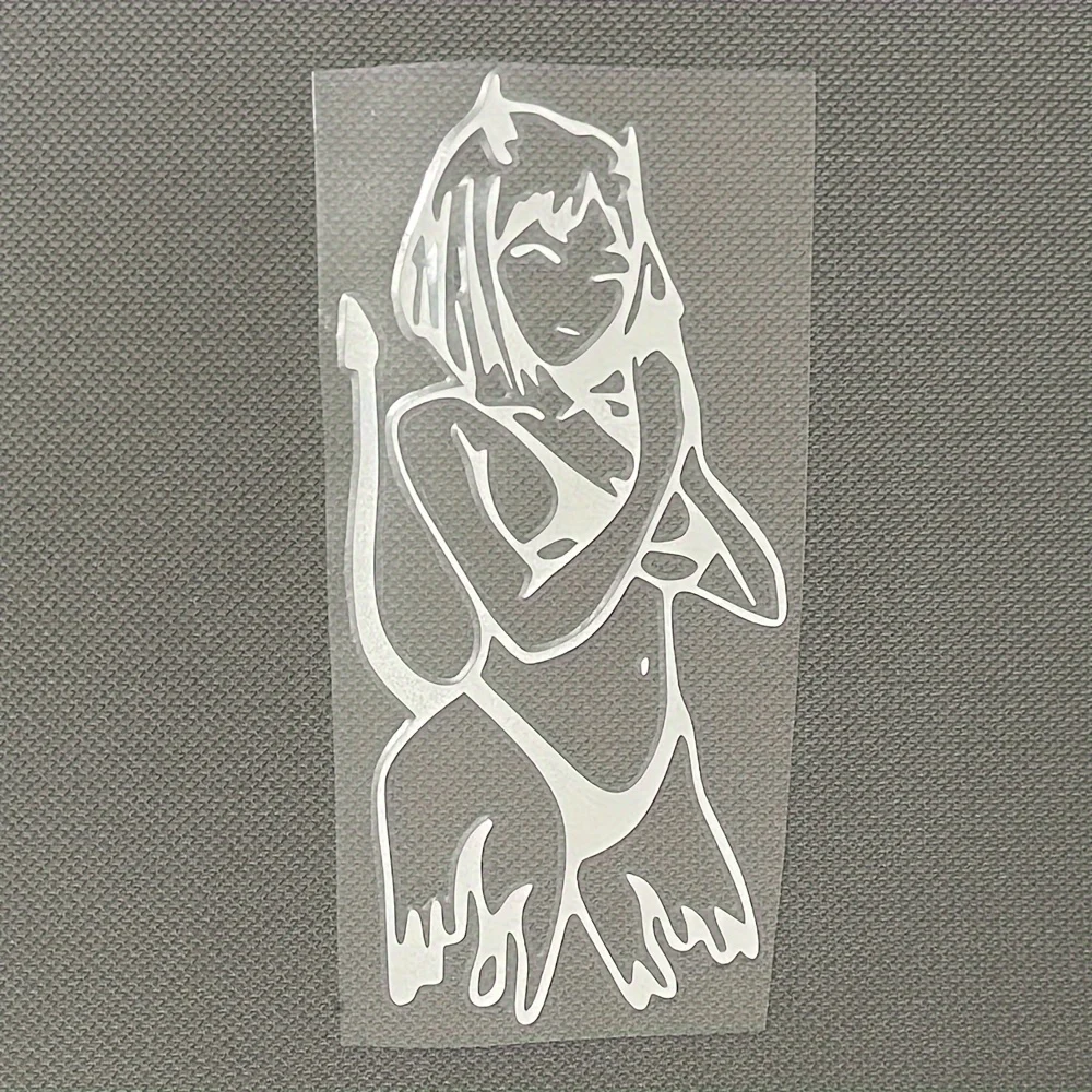 قطعة واحدة من ملصق سيارة الشيطان المجسم - شارات بتصميم شيطان قوس قزح نابضة بالحياة للسيارات وأجهزة الكمبيوتر المحمولة وعشاق الديكور المتفوق