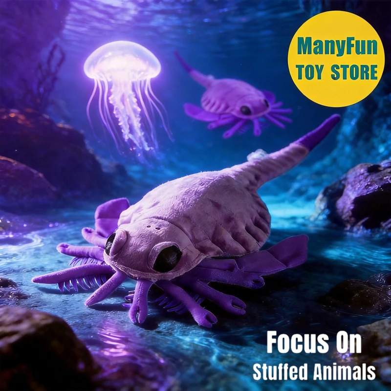 

Плюшевая игрушка-каркозома: реалистичная кукла-имитация девонского краба (Еуриптерид, Еусаркус, Птериготус)