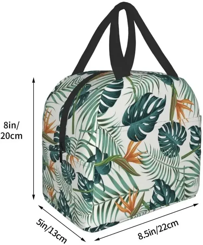 Insulated Lunch Bag Leakproof Cooler Lunch Box for Men Women Reusable Thermal Tote Bag for Office Work School Picnic Beach