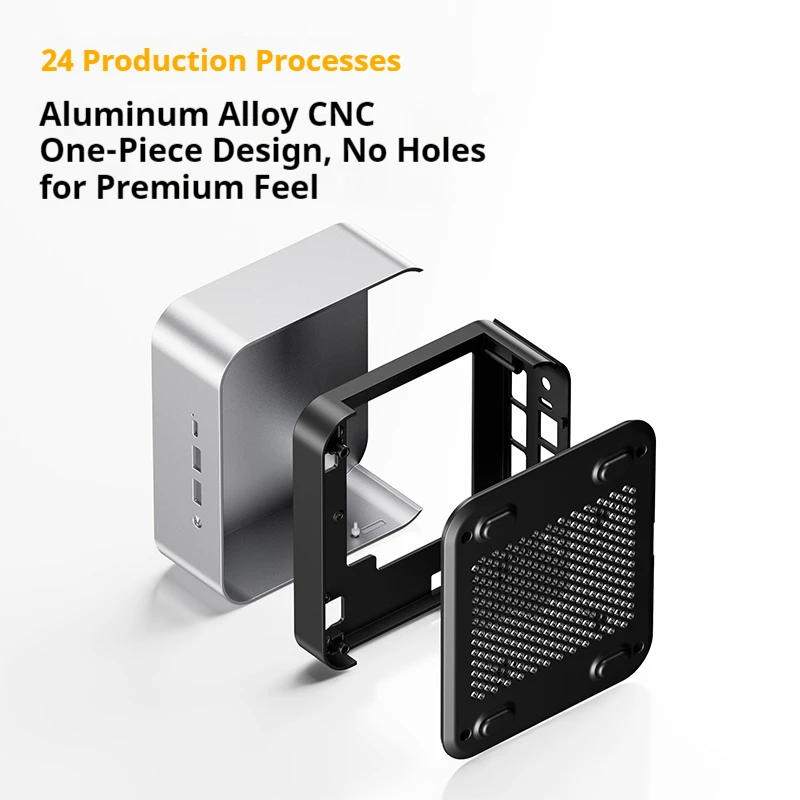 MACO Mini PC AMD Ryzen 7 H255 Mini PC Windows 11 WiFi 6 USB4 PC da gioco DDR5 5600 MHz Supporto 4 Display 4K/8K Computer