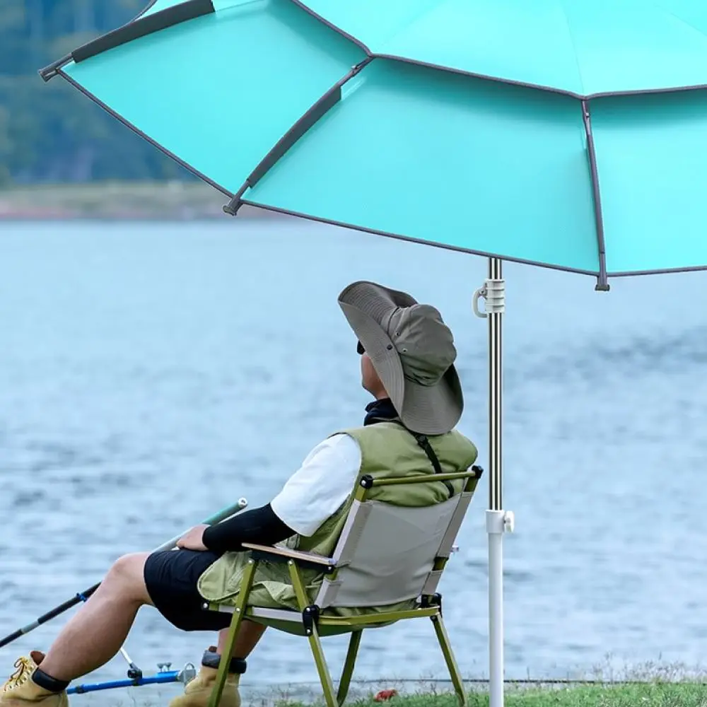High Carbon Steel Fishing Umbrella Base Portable Foldable Outdoor Sunshade Stand For Patio Garden Beach Camping