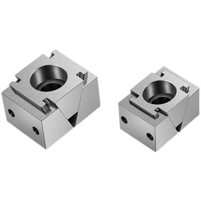 1PC Smooth Jaws MINI OK Wedge Clamps M6 8 10 12 Precision Modular Single Vise for CNC Industrial Machining