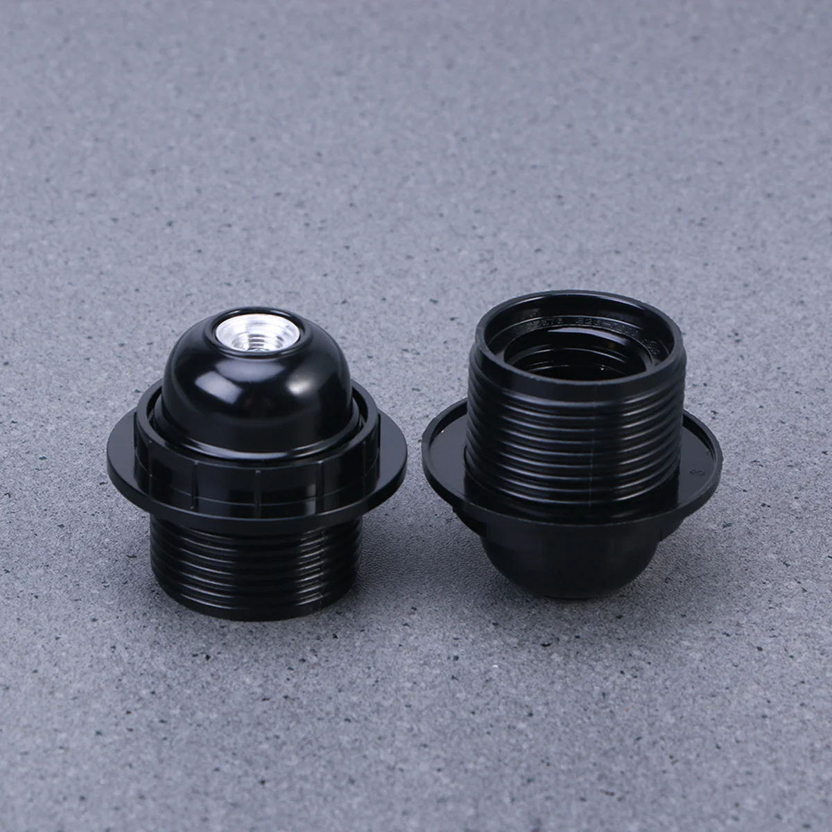 10Pcs E26 Lamp Holders Round Bulb Socket Bases Self-Locking Compact Design for LED Light Bulb Installation Replacement Lamp Base