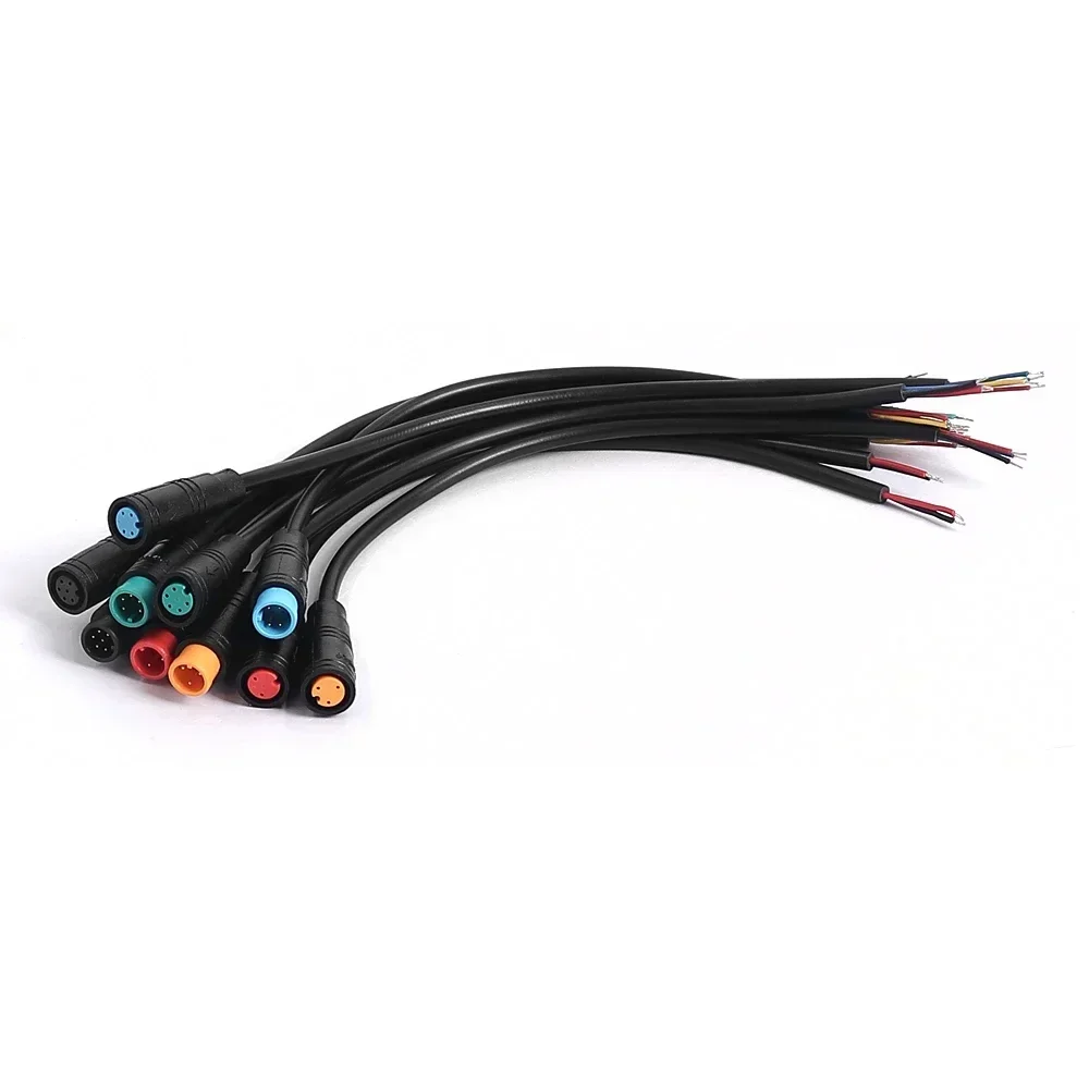 Electric Butt Plug Connector Wiring for Electric Scooter Pluger Signal Sensor Female Male Cable E-bike Brake Cable 2 3 4 5 6 Pin
