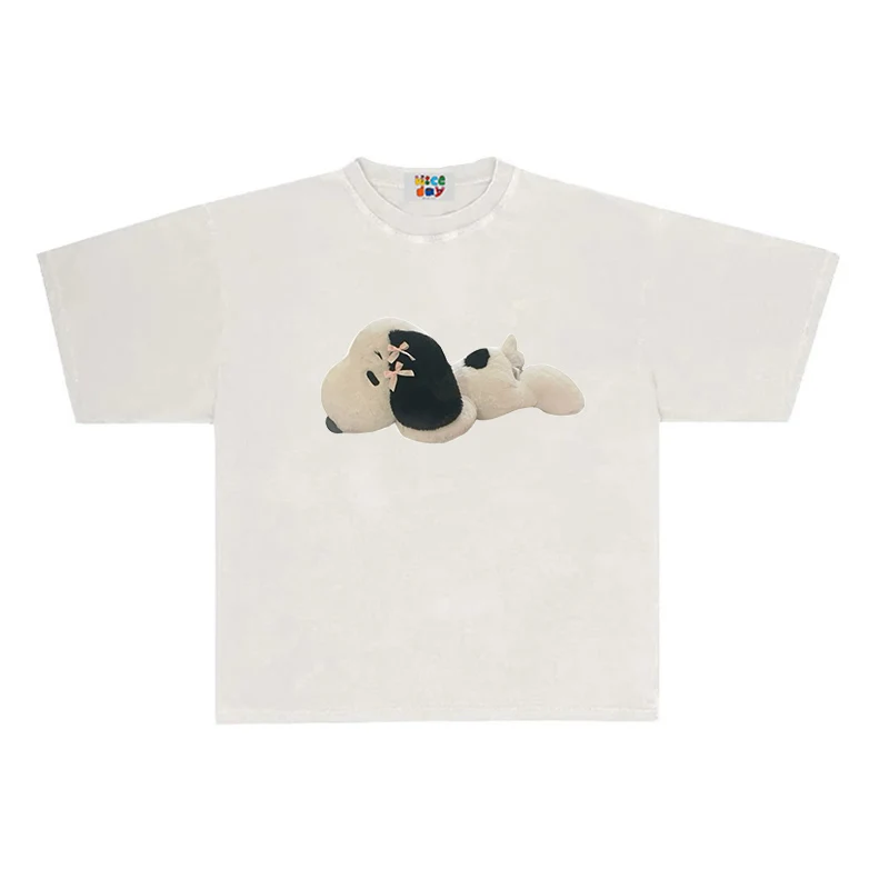 

200g Heavyweight! Trendy American-style Hip-hop Oversized Retro Short-sleeve T-shirt, Stylish Unique Graphic T Shirts Tops Tees