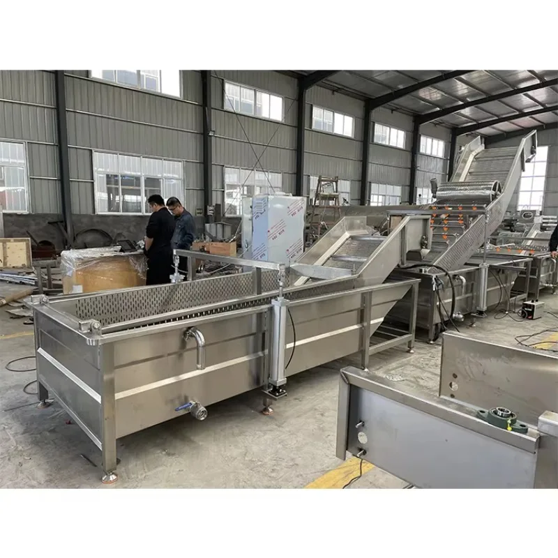 

Potato Carrots Fruit and Vegetable Clean Process Roller Washing Cleaning and Peeling Machine