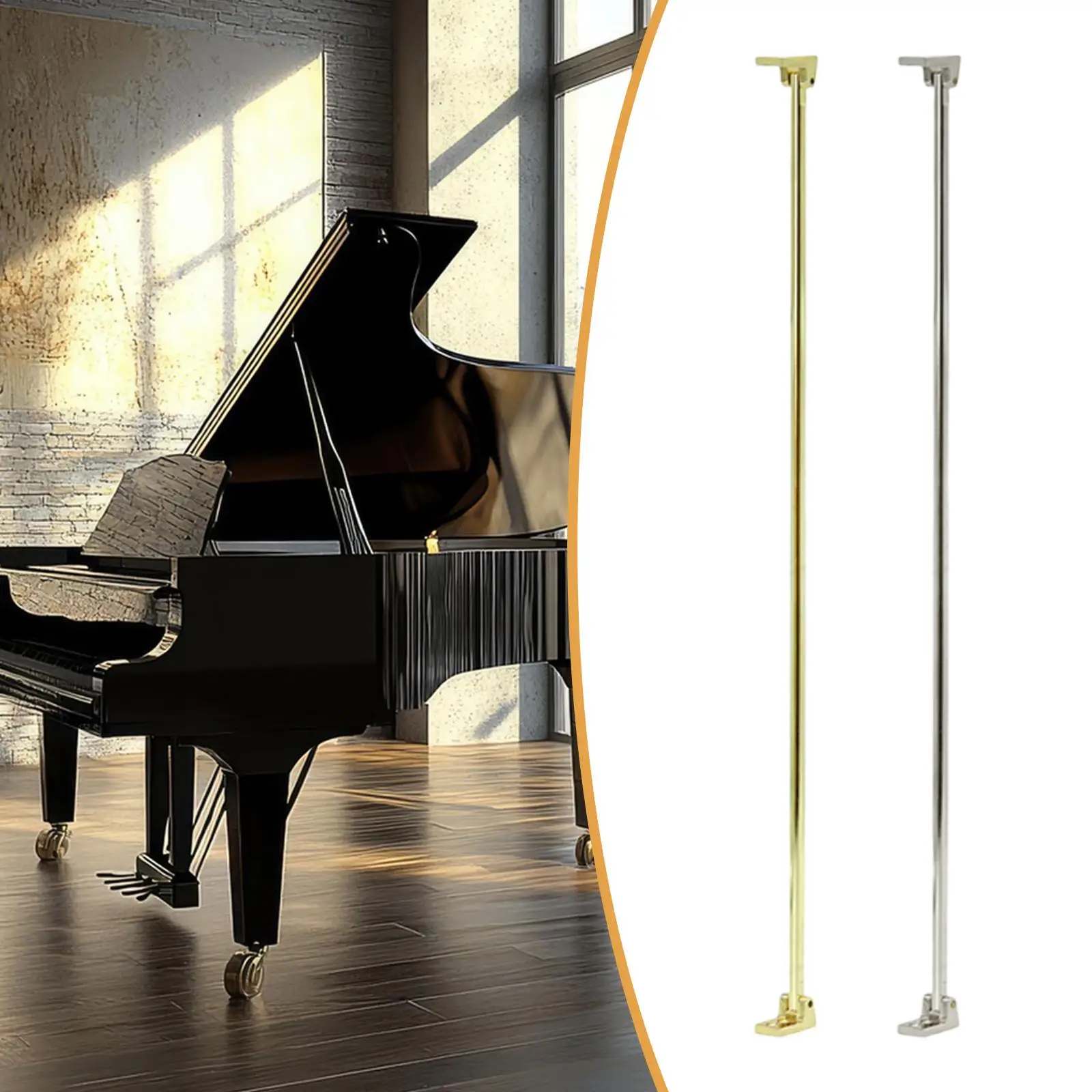 

Высокопроизводительная металлическая опорная штанга для педали рояля, запчасть для ремонта, легко устанавливаемая, аксессуар для музыкальных инструментов