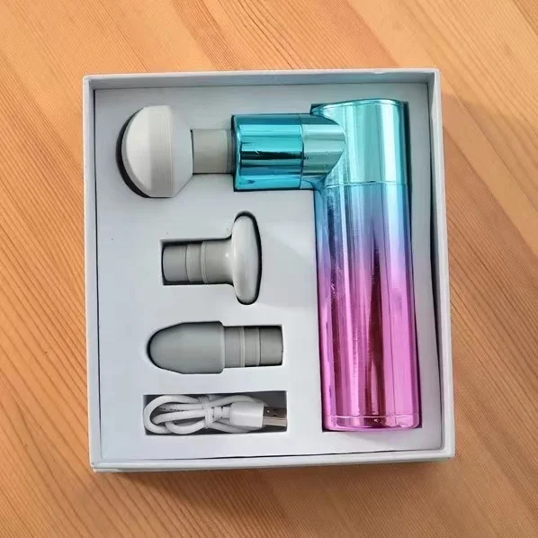 

Electrics Deep Vibrate Tissue Fascia 4 Gear Adjustment Hand-held Portable Mute Fascia Mini Massage Gun Small Massage Mini Gun