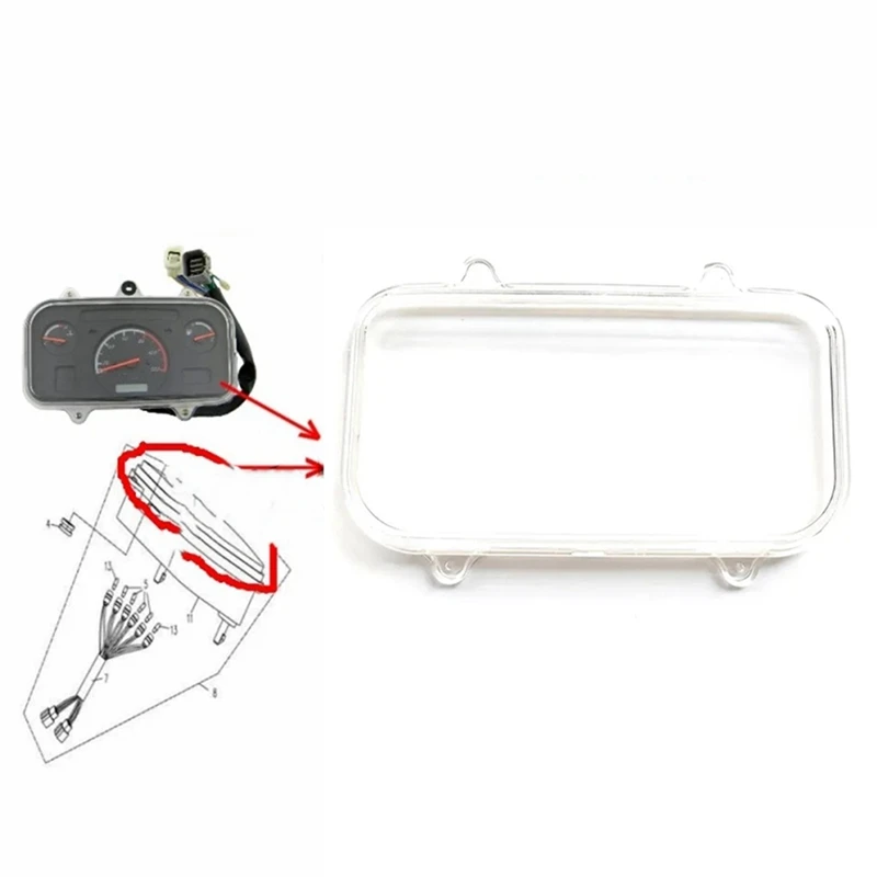 

ATV Dashboard Top Cover Instrument Cover For Cfmoto 500 X5 CF188 Goes 520 525 9010-170214 9010-170114 901-17.01.14