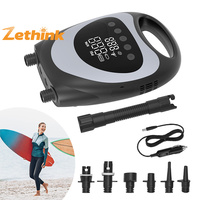 Zethink Tent Wired and wireless digital portable 16V DC electric sup air pump inflator surfboard Stand up paddle board pump