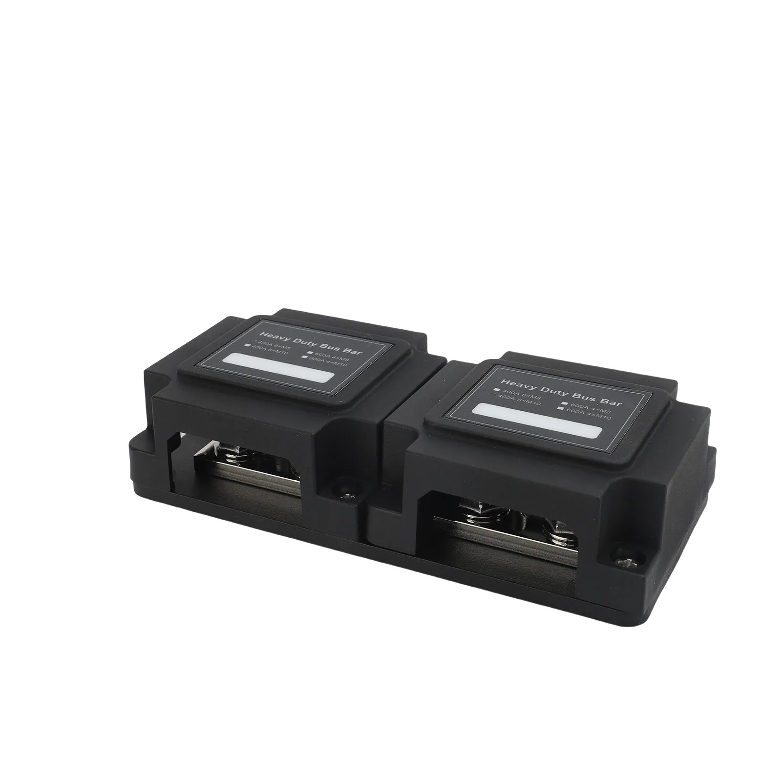 AOA1533DC48V 400A Marine Heavy Duty Power Distribution Block Module Design Bus Bar Box M8 5/16in Studs With Cover for Car RV Boa