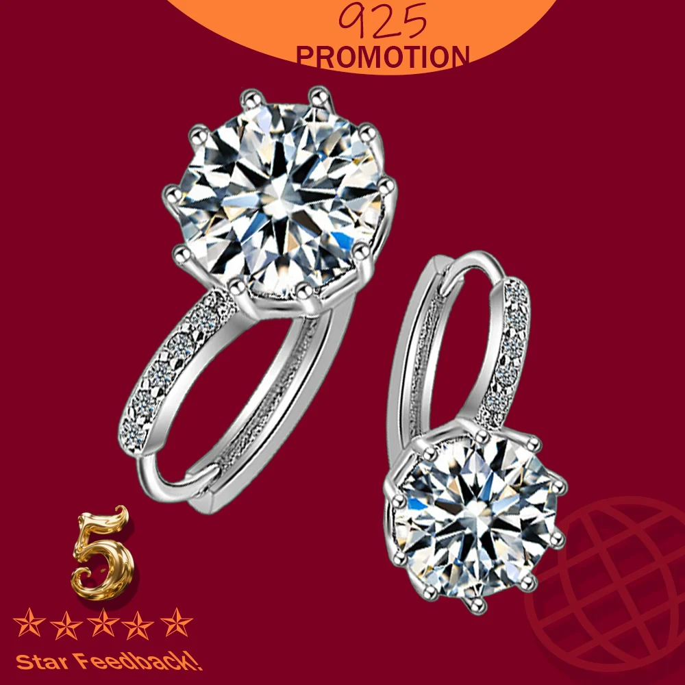 

Hoop Earring AAA CZ Element Ear Hoop Party Jewelry Gift for Women 2025 NEW Fine Jewelery Luxury AAA Cubic Zircon Round