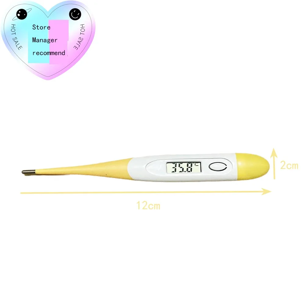 1PC Professional LED Digital Pet Dog Cat Electronic Thermometer  Pet Medical Equipment Tools Safe Wet Dry Veterinary Thermometer