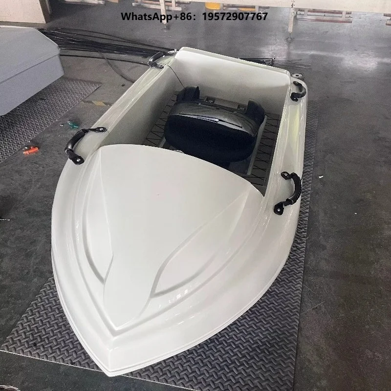 Outdoor New Electric Karting Surfing Boat Mini Fishing Boats Fiberglass 15KW 60V Jet Electric Boat for Adults Water Sport
