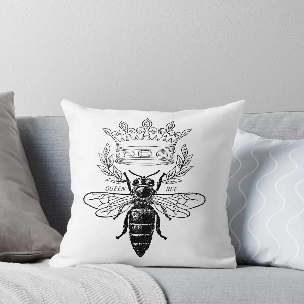 

Queen bee Throw Pillow luxury sofa pillows New year pillow