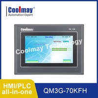 High quality 24vdc input programmable plc controller 7 inch touch monitor for industrial application