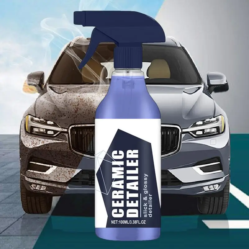 Car Polish Liquid 100ml Powerful Polishing Spray Ceramic Coating Rapid Ceramic Paint Sealant Nano Scratch Repair Spray Car Body