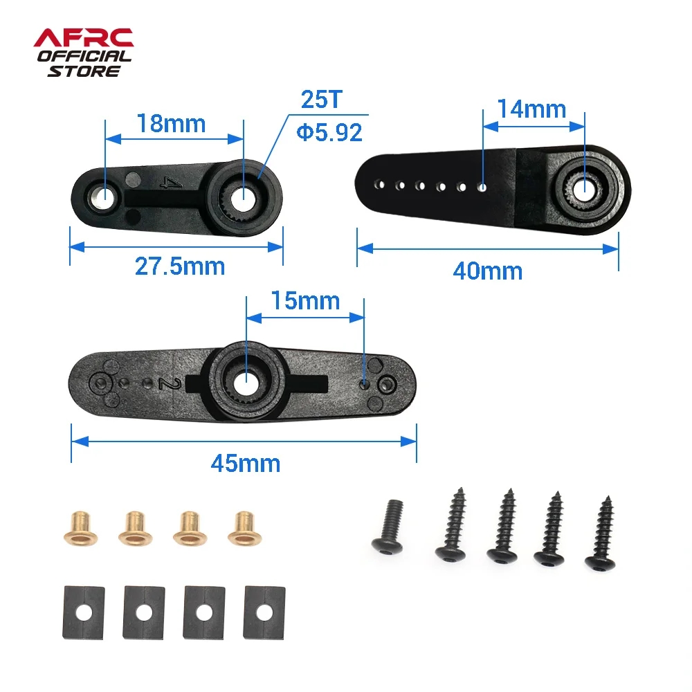 AFRC-P1002 25T Plastics Servo Horn Accessories For AFRCD1410,D3518,D3519,D3642,D3530 Upgrade Parts RC Car DIY Assembly Upgrading