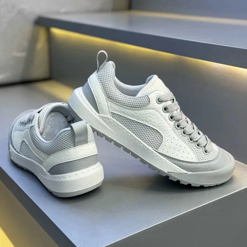 Solid Colour Autumn Casual Shoes for Men Comfortable Anti Slip Sneakers Man Fashion Outdoor Youth Tide Male Board Class Footwear