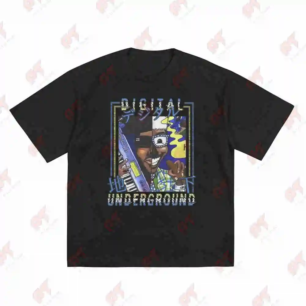 Digital Underground Shock G Short Sleeve Tee 100% Cotton T-Shirt