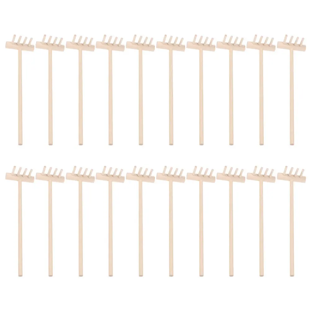 

20Pcs Mini Zen Garden Rake Tools Plastic Sand Rake Set Meditation Gardening Accessories Tabletop Display Gardening Accessories