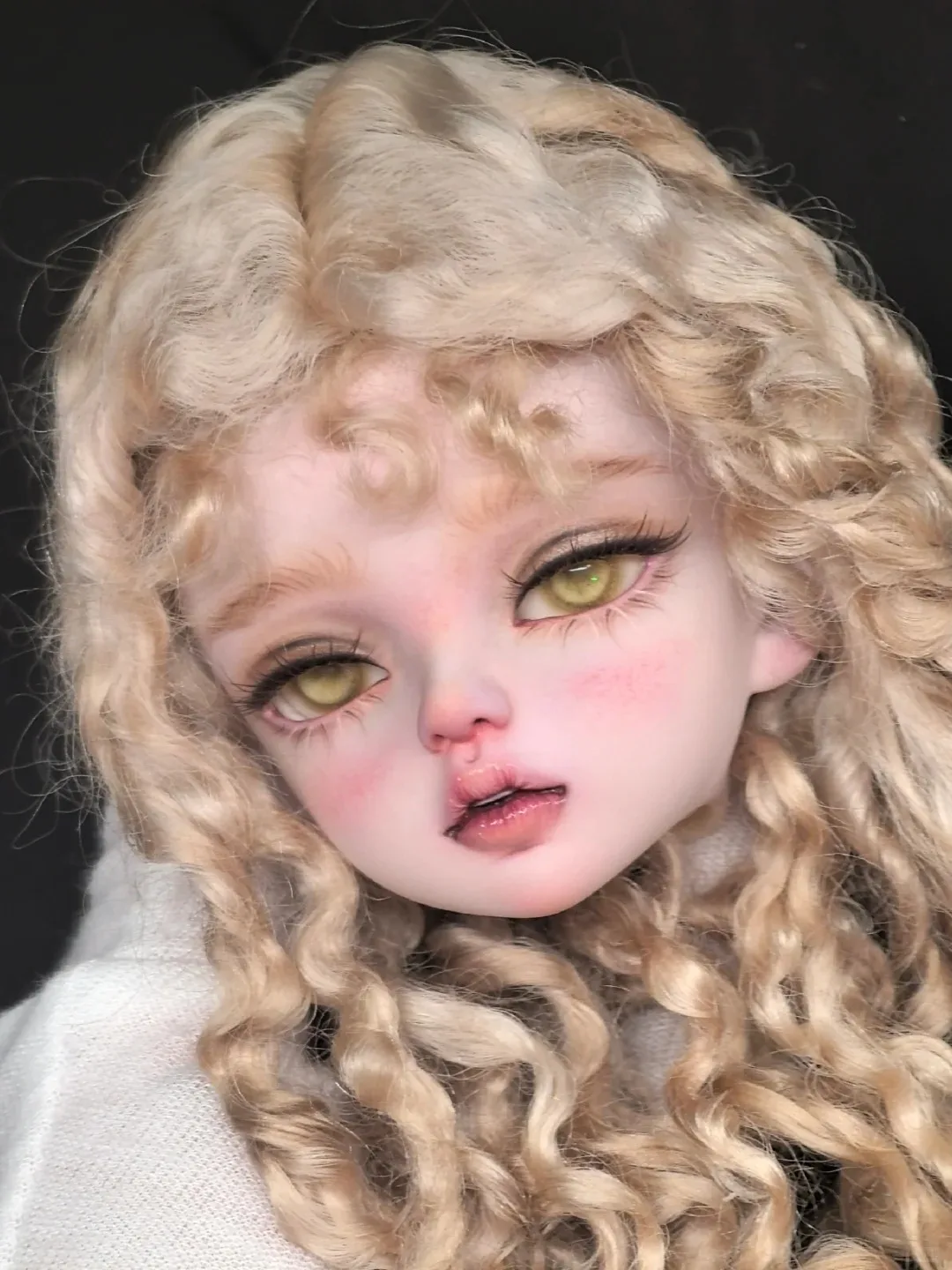 

1/4 Scale SD BJD Doll Head -renyu nimo Beautiful Girl Resin Toy High Quality Makeup Just a Head Gift