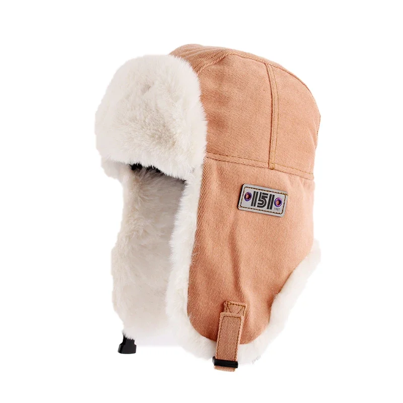 2022 Pilot Outdoor Winter Hat Russian Hat Women's Fashion Hat 방한모자 Labeling Pilot Men's шапка ушанка Warm Bomber Trapper Ushanka