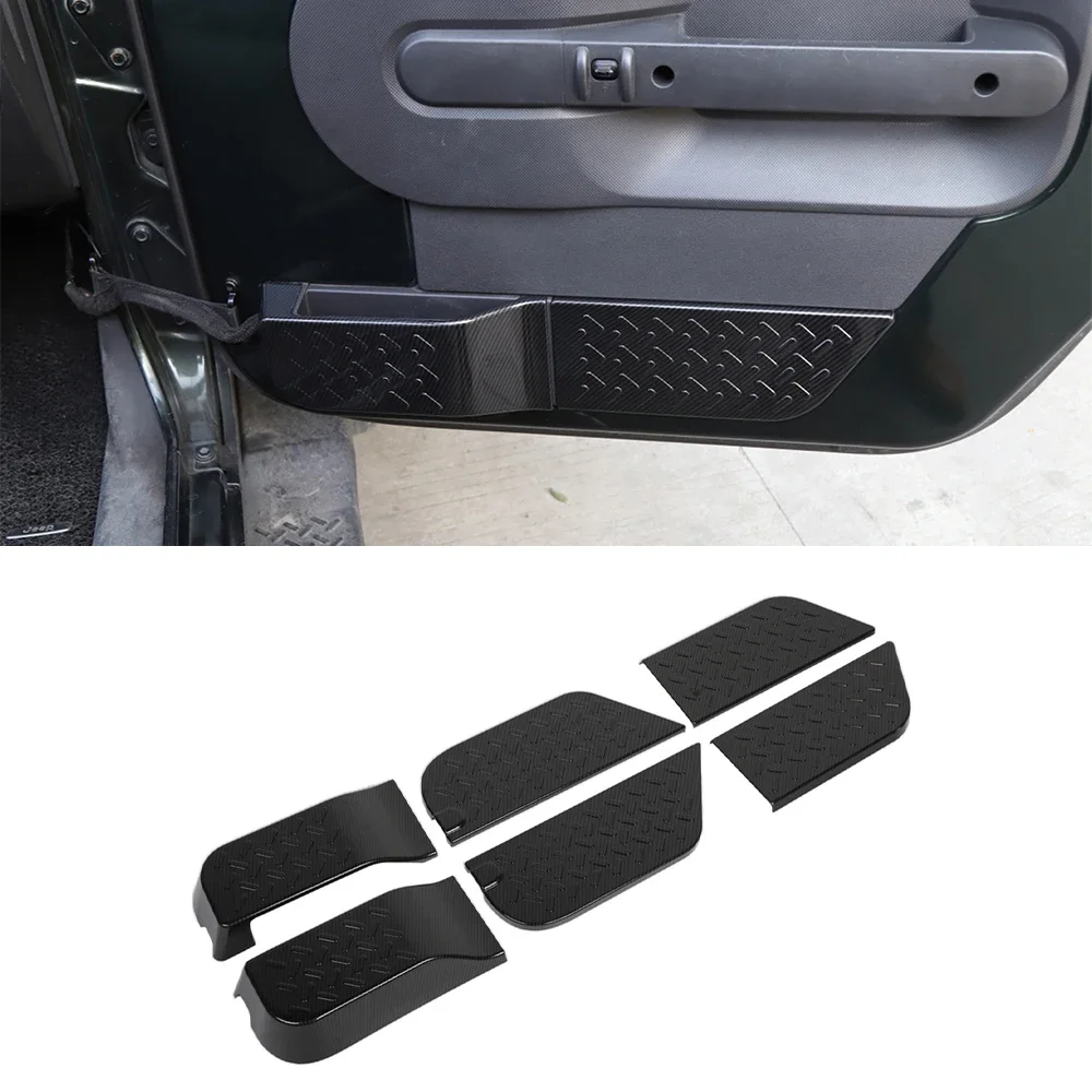 

Door Panel Decoration Trim Cover Car Interior Accessories for Jeep Wrangler JK Sahara Rubicon Sport 2007 2008 2009 2010 2/4-Door