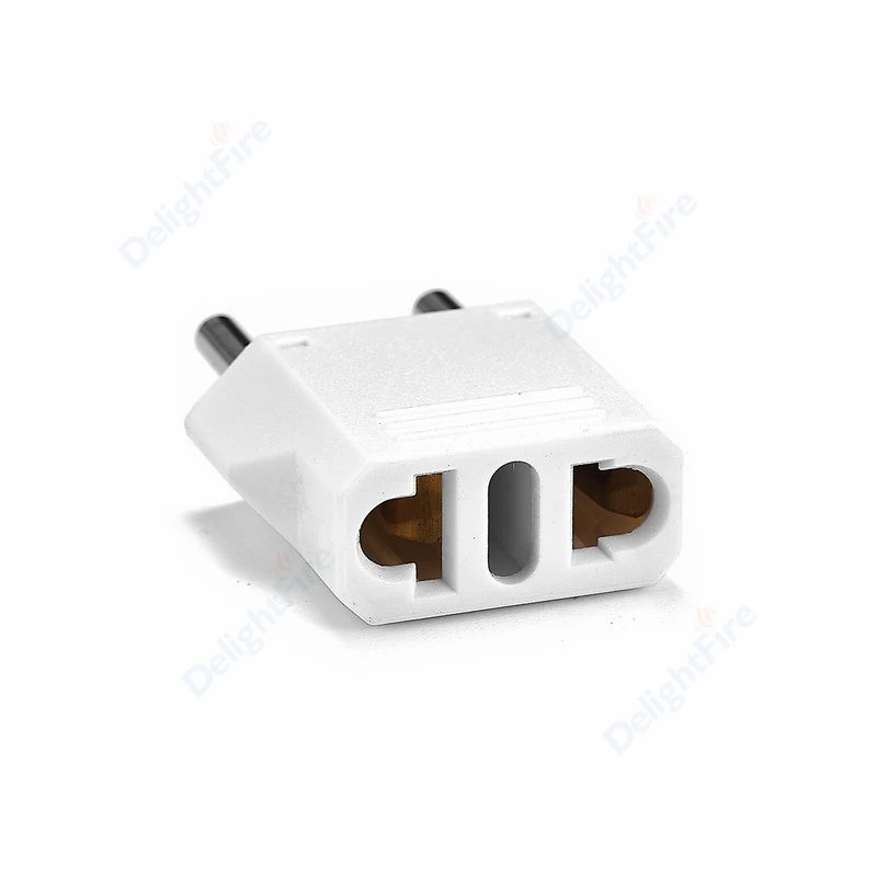 EU KR Plug Adapter EUA Para UE Euro Rússia Europeia Coréia Tomada Elétrica 2Pin Plug Power Converter AC Outlet Adaptadores de Viagem