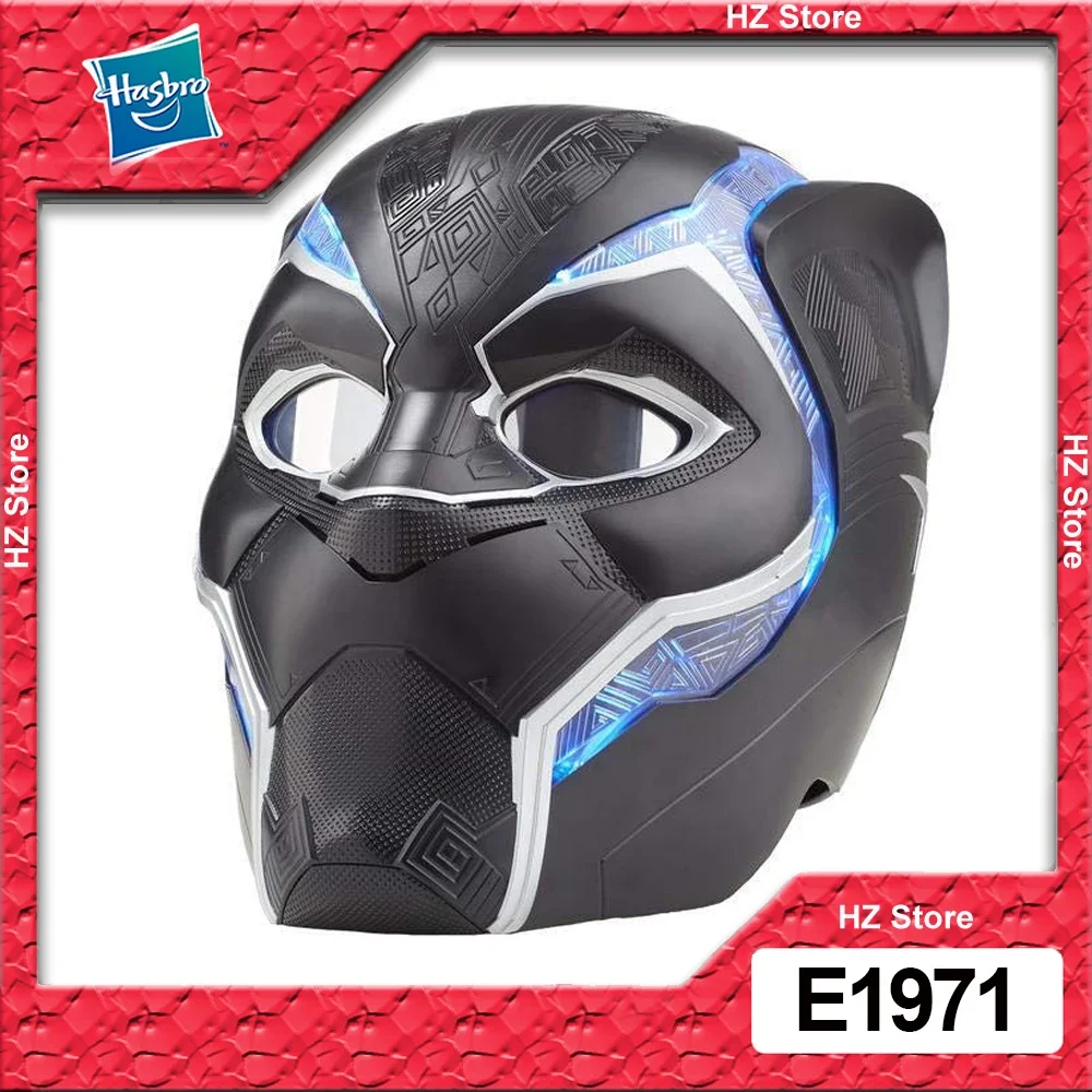 

Hasbro Marvel Legends Series The Avengers Black Panther Electronic Helmet Vibranium Light Effect Cosplay Mask for Gift E1971