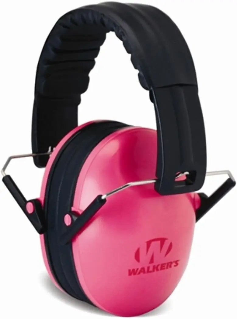 

Low Profile Padded Headband Adjustable Folding Noise-Reducing Hearing Protection Earmuffs