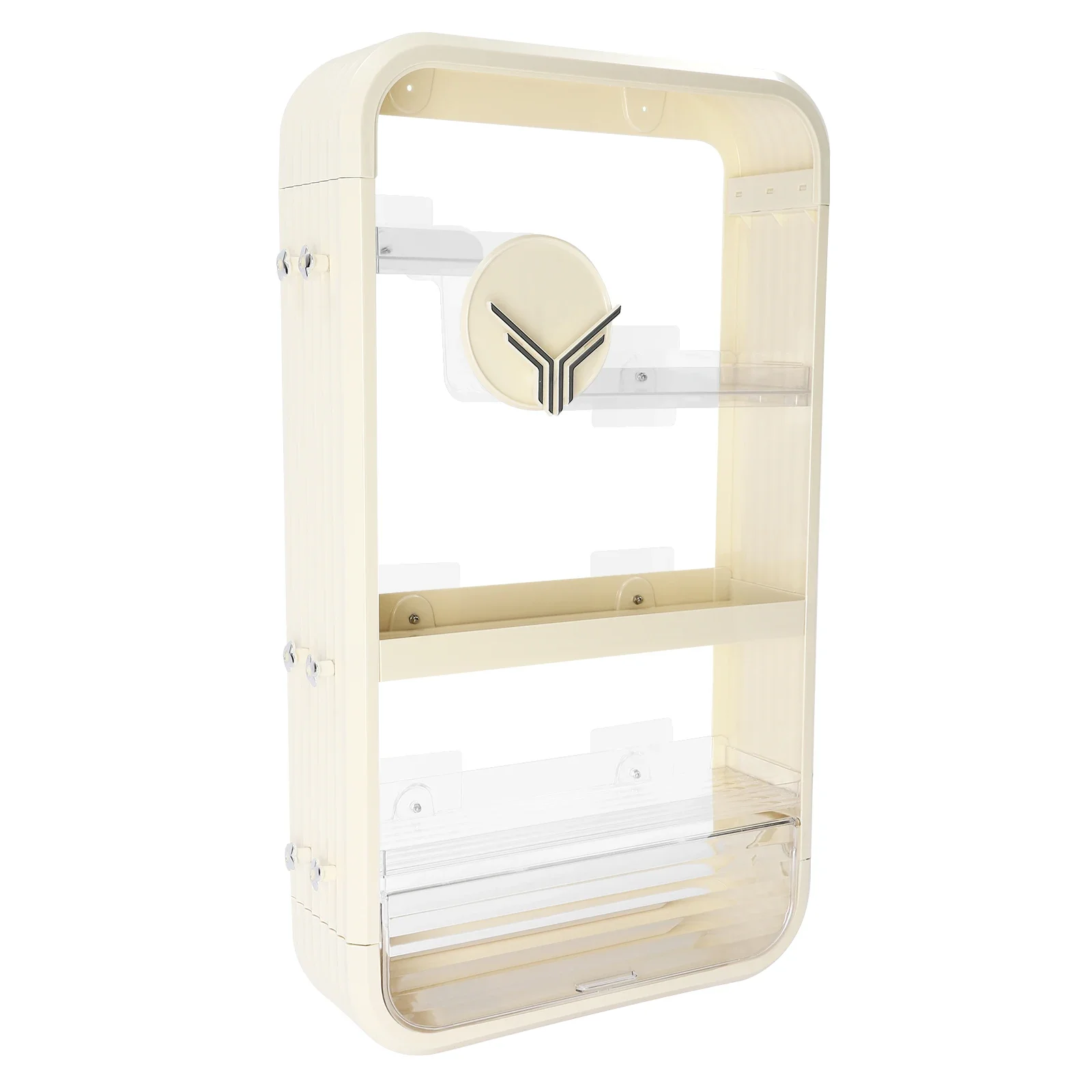 

4-tier Storage Holder Wall Mounted Makeup Organizer Rack For Bathrooms, Bedrooms, Living Rooms