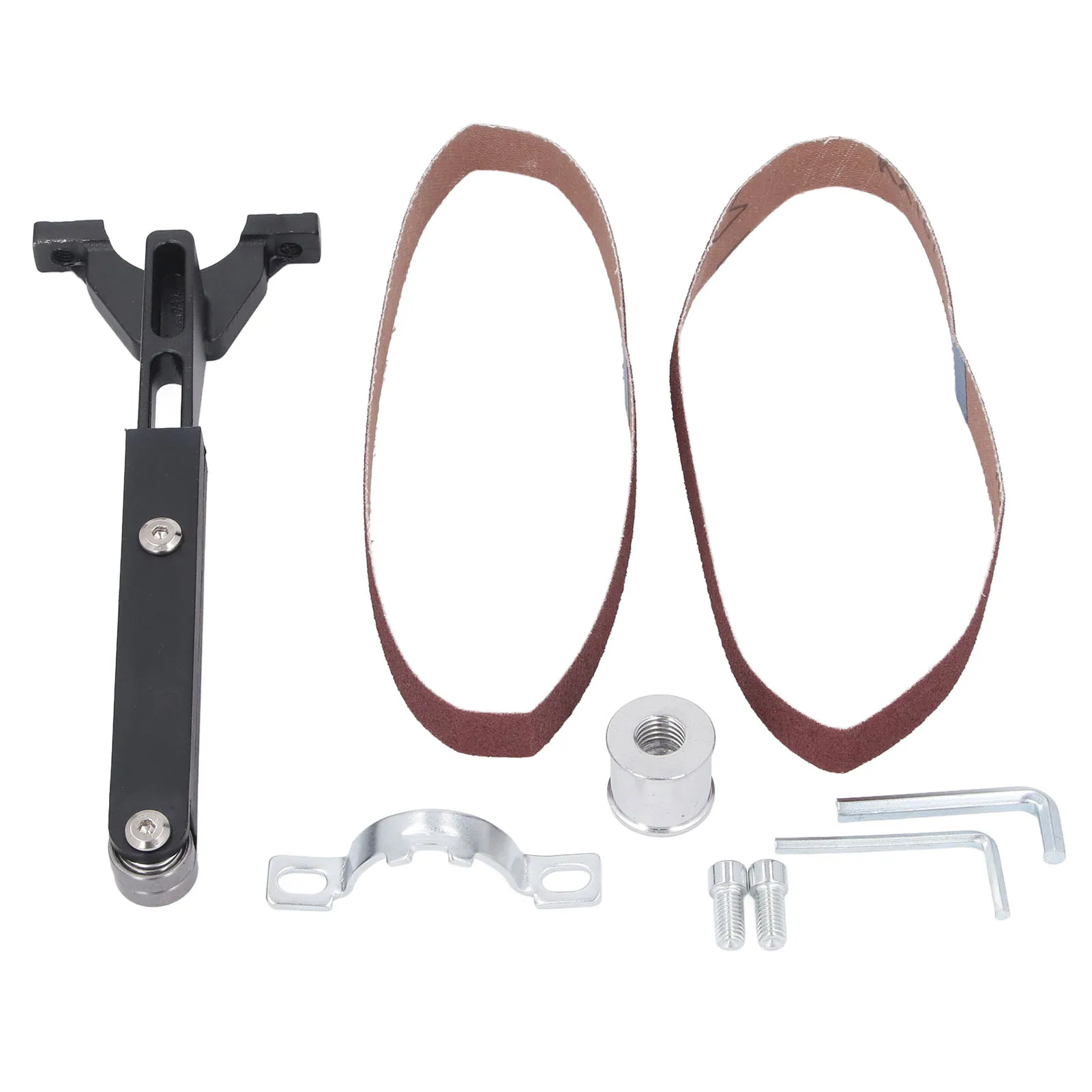 

Angle Grinder Belt Sander Attachment Low Noise Efficient Bench Grinder Belt Sander Attachment Stable for Accurate Single Tasks