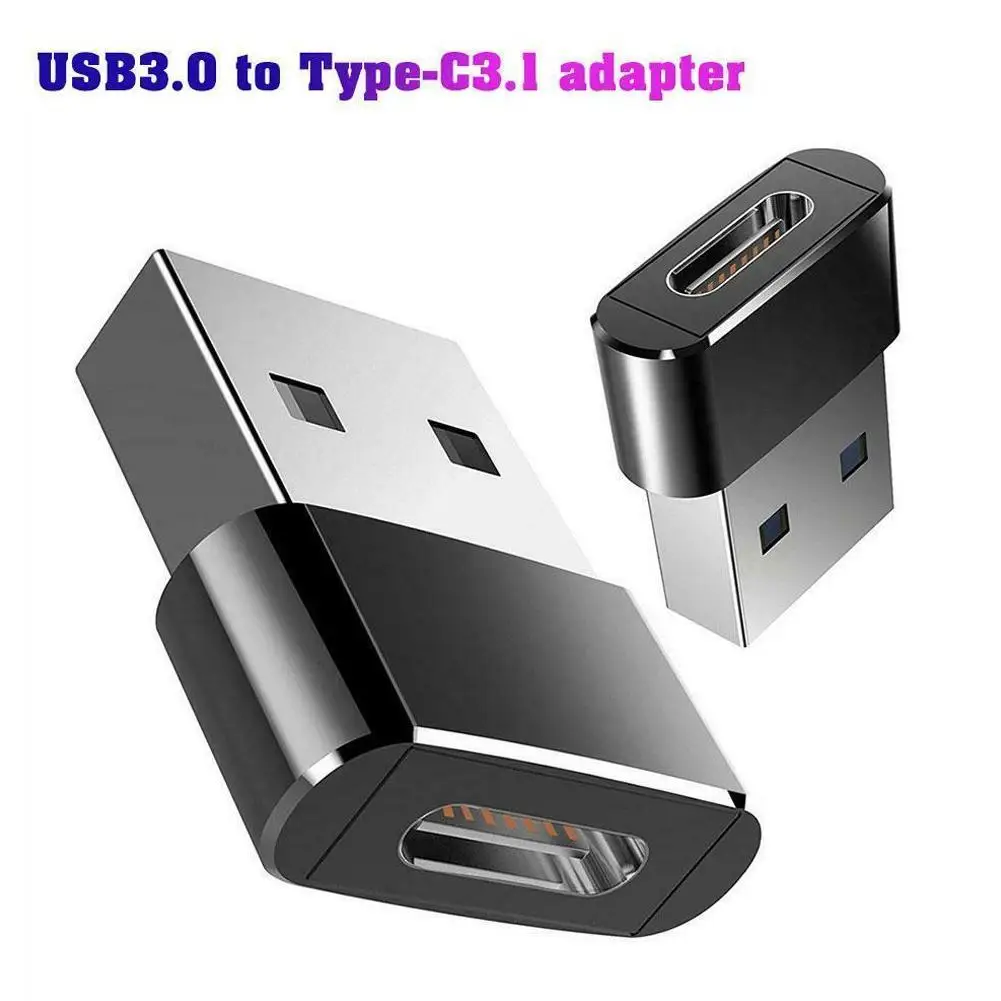 

Адаптер USB 3.0 к USB C 3.1 Mini Hi-Speed USB Type C Female to USB Type A Male Быстрая зарядка Синхронизация данных OTG Adapter Converter