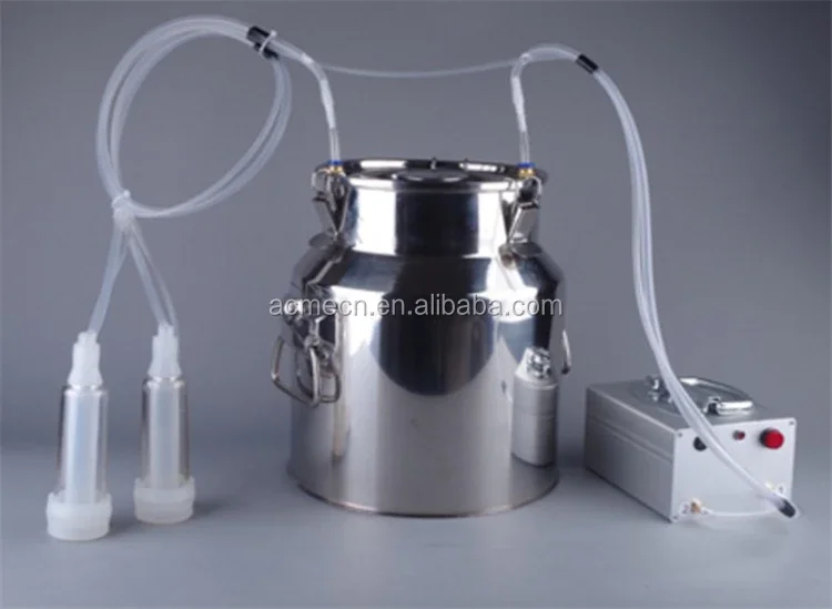 5L/10L/14L Portable Electric Dairy Farm Equipment Goat Milking Machine Multiple Capacities