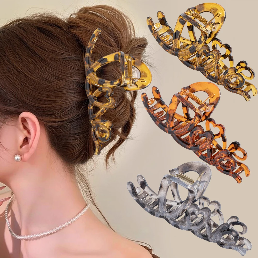 

13 см элегантный бант для волос коготь с леопардовым принтом для женщин и девочек украшение для волос на спине повязка на голову заколки для волос модные аксессуары для волос