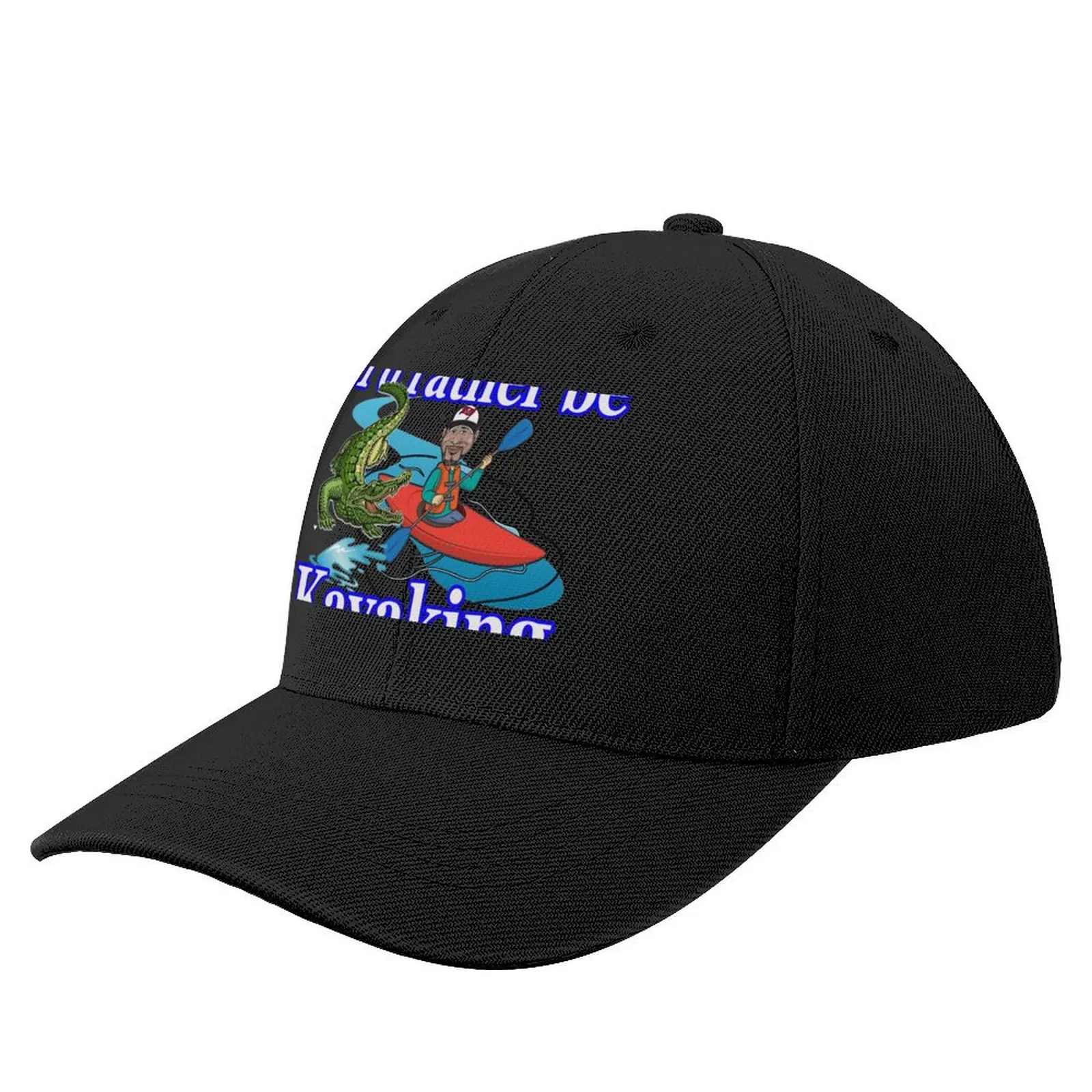 I'd Rather be kayaking too Baseball Cap Trucker Cap cute Hip Hop Ladies Men's