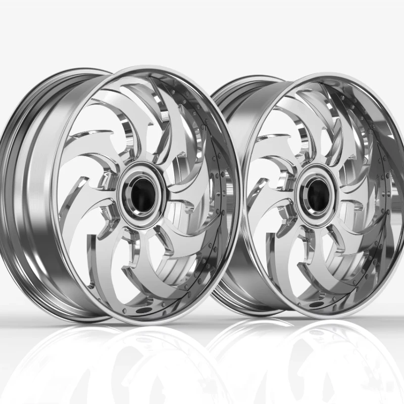 Aluminum Alloy 26 Inch 2pcs Forged Wheel in Chrome Finish