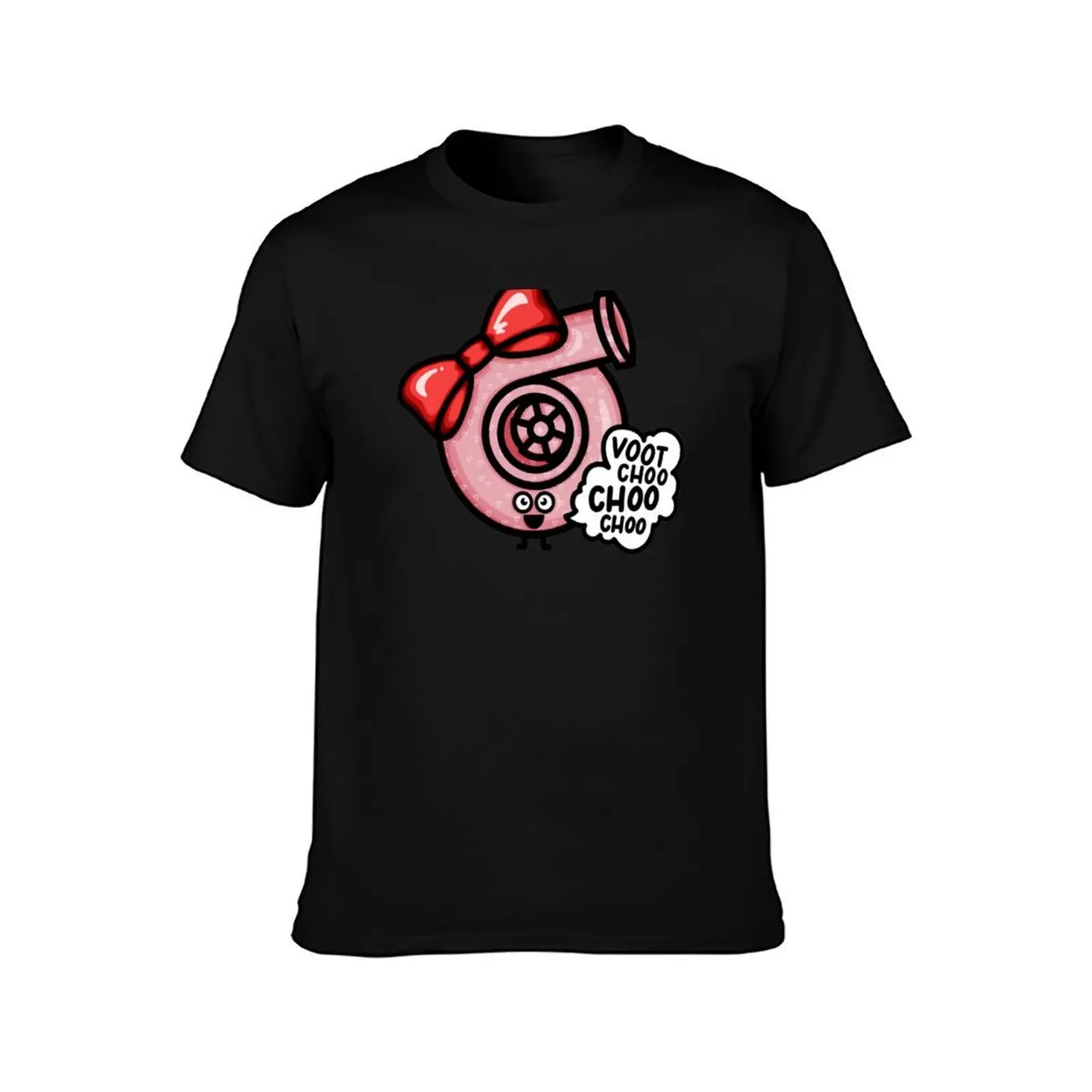 What Does The Cutest (Heart) Turbo say - Red Bow T-Shirt Plus Size Street Style Tee T-Shirt