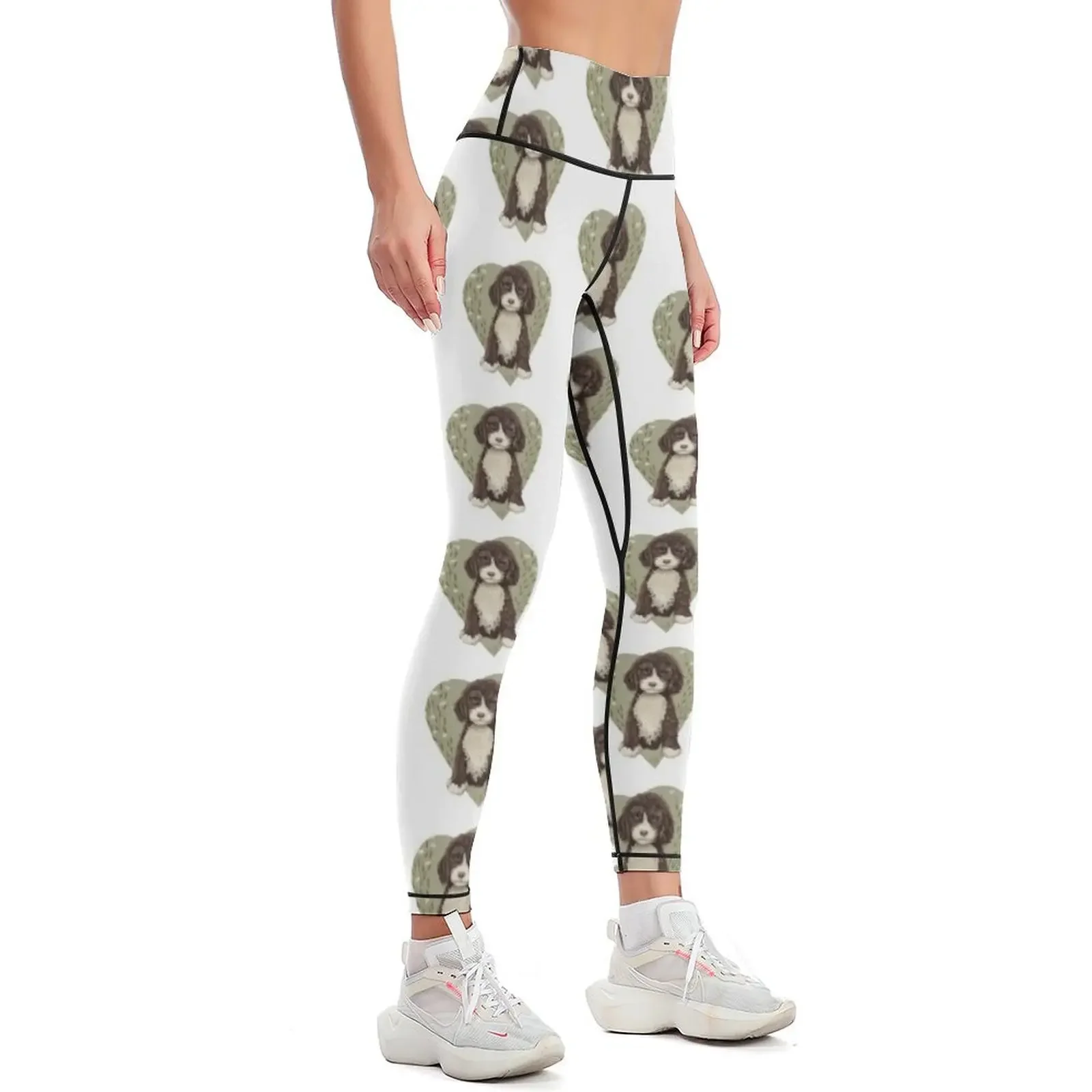 Lovely Labradoodle Puppy Painting Leggings sportswear woman gym 2025 Legging sexy woman legings for fitness Womens Leggings