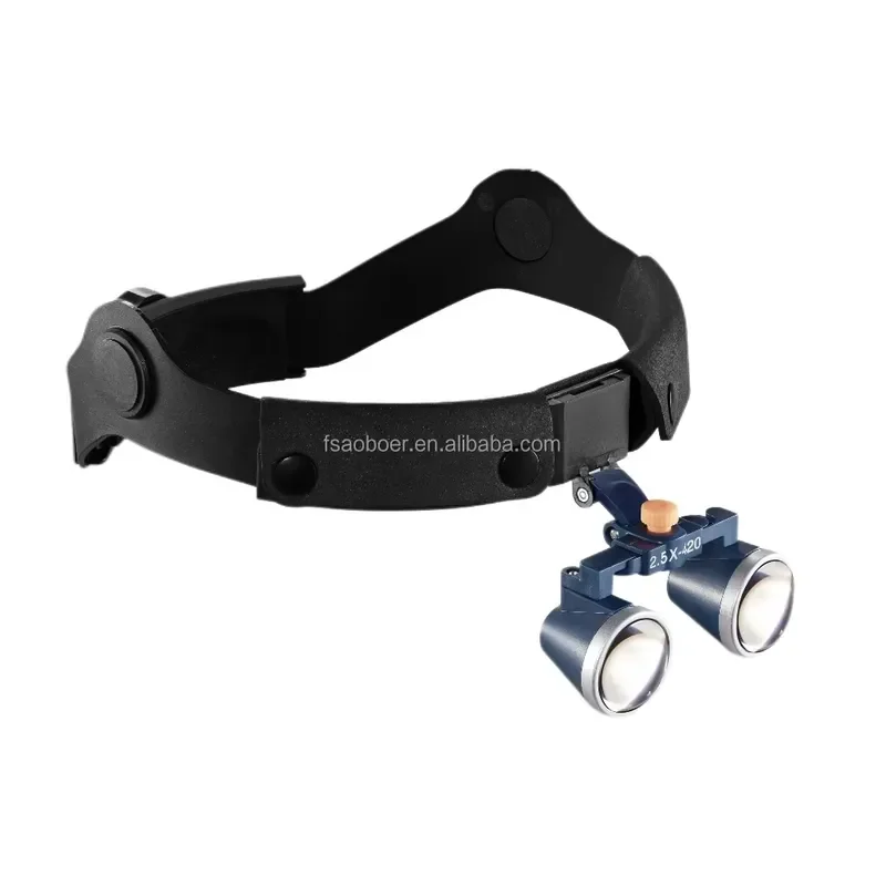 Hot Sale Head Mounted Easy to Wear 2.5X 3.5X Binocular Loupes Headband Type Medical Glasses