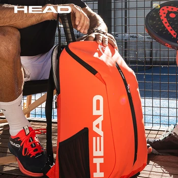 HEAD TOUR Series 2024 Original Tennis Backpack 1-2Pack Head Tennis Racket Bag Padel Beach Tennis Shoulder Bag Racquet Tennis Bag